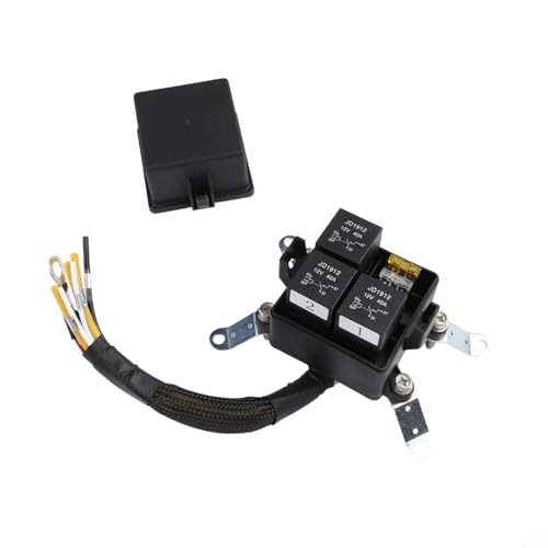 Kit relais fusible 12V 3 voies étanche IP65 pour circuit électrique de SUV et bateau