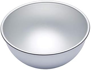 MasterClass Hemisphere Cake Tin 20 cm, Silver Anodised Aluminium Pan, Lightweight, Heavy Duty, For Baking Half Sphere Cakes, 8 Inch