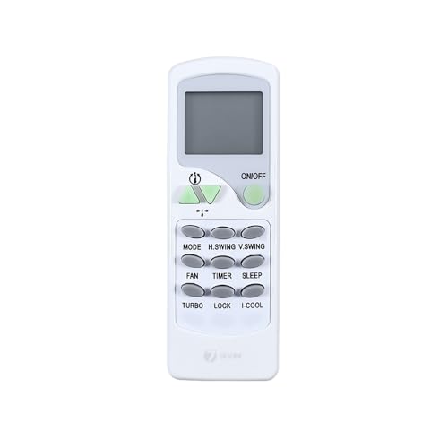 Image of 7SEVEN Compatible with Videocon AC Remote Control Model 7C Suitable for 1 1.5 2 Ton Split and Window Air Conditioner - Match Each Key by Key Exactly with Existing AC Remote Functions
