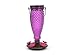 Perky-Pet 9102-2 Diamond Wine Top-Fill Glass Hummingbird Feeder Purple 24 oz Capacity