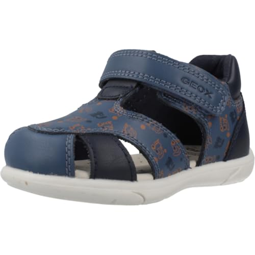Geox Sandalia para bebé B ZAPITO Boy, AVIO/Navy, 24 EU