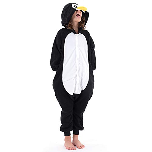 Beauty Shine Kids Onesies Unisex Child Animal Costume Halloween Cosplay Pajamas (Black Penguin, 4T) #TOP5
