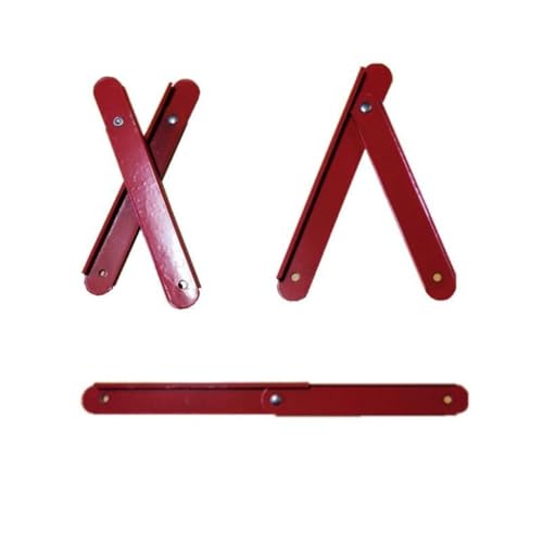 Image of ATORSE 2X Herringbone Ladder Rod Attachment Metal Step Ladder Hinge Replacement 31 Holes