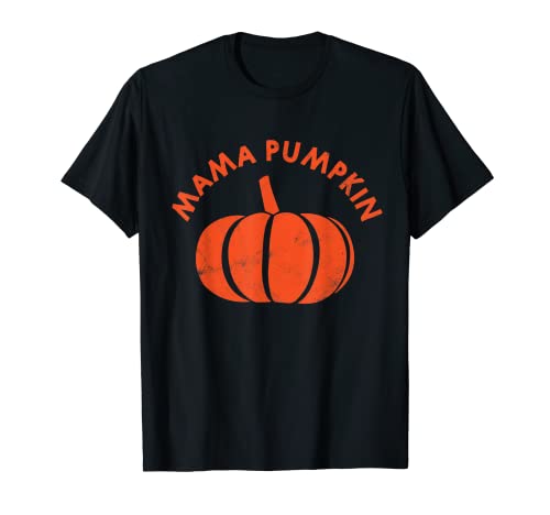 Mama Pumpkin Family Tshirt per Autunno Autunno Halloween Maglietta