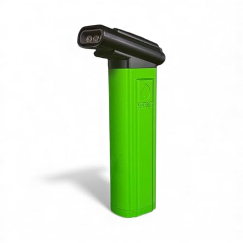 Encendedor de antorcha triple llama Newport X2 verde miniatura 1