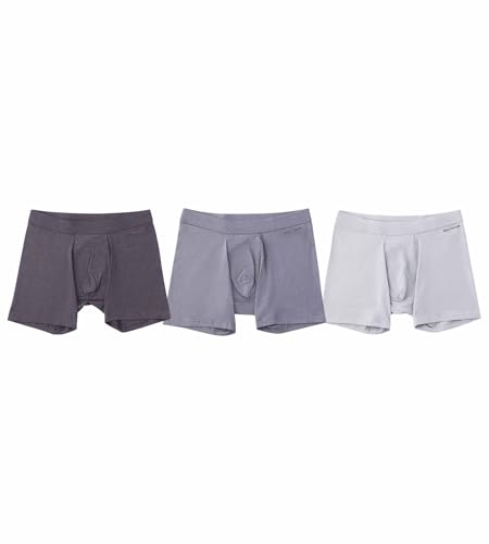 Pair of Thieves Men's Quick Dry Action Blend Boxer Briefs 3 Pack - Moisture-Wicking & Breathable for All-Day Comfort