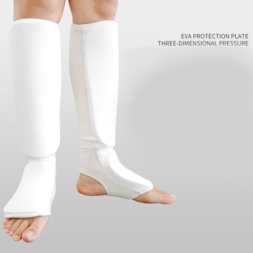ZEXKENS Shin Guards for Kickboxing Muay Thai Training Leg Insteps Protections Pad Insteps Foams Protections Leg Foot Protectors