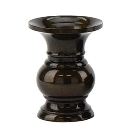 お仏壇のはせがわ 仏具 花立 日本製 真鍮 京丸 無地 3.5寸