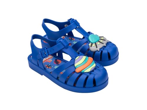 Image of mini melissa Possession Jelly Fisherman Sandal for Toddler and Kids | Iconic Fisherman Jelly Sandal for Toddlers & Girls, Adjustable Buckle, Waterproof, Bubblegum Scent, Play & Dress Shoes