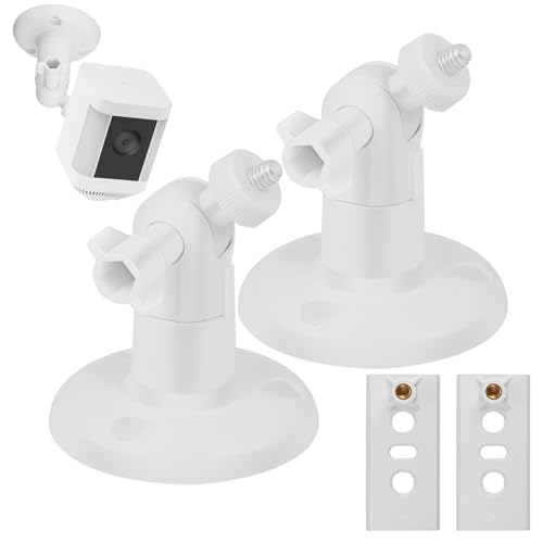 Image of 2Pack 360 Adjustable Wall Mount for Ring Spotlight Cam Battery /Cam Plus /Pro (Battery), Perfect View Angle for Your Surveillance Camera System