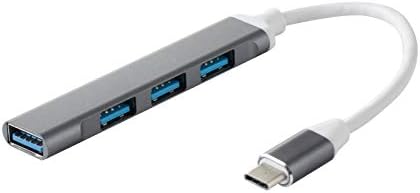 USB Hub, 4-Port USB Hub Ultra Slim Portable USB Splitter for iMac Pro, MacBook Air, Mac Mini/Pro, Surface Pro, Notebook PC, Laptop, USB Flash Drives, and Mobile HDDusb 2.0 hub white