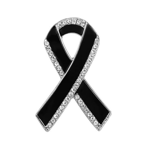 Multipurpose Black Ribbon Brooch Pin with Alloy Construction Effortless Styling Upgraded for Various Accessories Alloy Pin for O