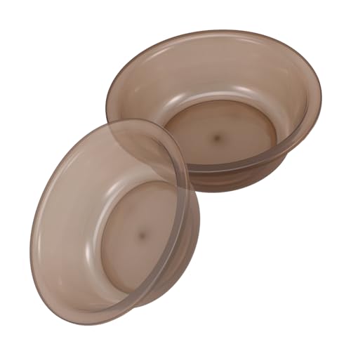 BUTIFULSIC 2pcs Wash Basin Wash Bowl Wash Tub Salon Face Cleansing Washbasin Salon Washing Basin Small Round Washing up Bowl Dish Basin Salon Washbasin Plastic Basin Foot Soaking Basin Pp