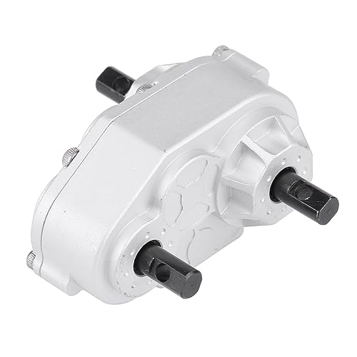 VGEBY RC Transfer Case, Metal RC Crawler Transfer for SCX10 / Gelande II D90 1/10 RC Crawler Car 1:with Mount