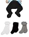 Baby Toddler Girls Tights 3 Pack Knit Cotton Dance Leggings Pants for Infant Girl Stockings (style D lines, 1-2 year)