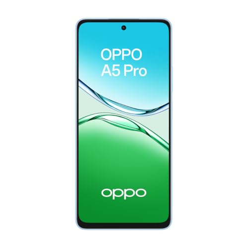 OPPO A5 Pro, Smartphone Android, 8 Go RAM + 256 Go, Déverrouillé, Feather Blue