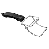 Photo Gallery nuobesty pinza per teglie da forno con manico isolante accessorio resistente per rimuovere sicuramente teglie calde da forni e friggitrice ad aria utensile multiuso per cucina e forno