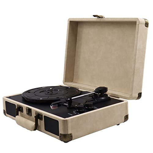 Platine Vinyle Portable Tourne Disque Vinyle Gramophone 100-240 v 33/45/78 RPM Rétro Boîte À Musique Bluetooth… - Les Beatles, Paul McCartney, John Lennon, RIngo Starr, George Harrison Platine Vinyle Portable Tourne Disque Vinyle Gramophone 100-240 v 33/45/78 RPM Rétro Boîte À Musique Bluetooth… – Image 5