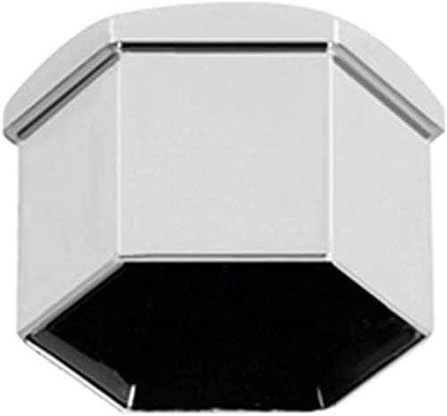 Miniatura 4 de Tapones cromados para tuercas de rueda de 0.669 in para Mercedes VW Skoda Audi BMW con herramientas de extracción