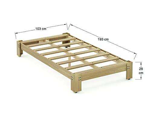 Mejores review On-line Base cama individual madera disponible en línea. 28 Imagen adicional