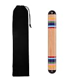ZBY Rain Stick, Wooden Rain Stick, Rain Maker Sound Toy Rain Stick Rattle Shaker (13.8 Inch)