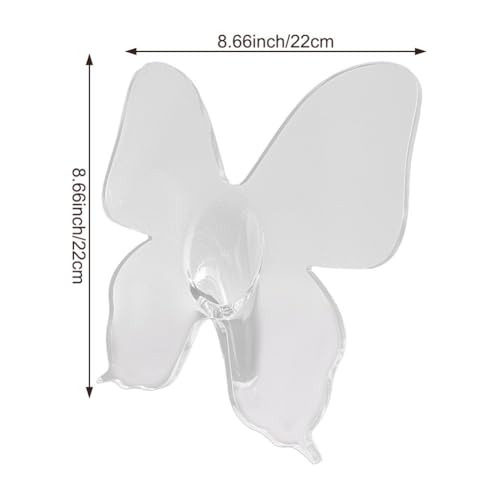 Vase papillon acrylique fleur séchée décoration table maison et bureau - 7