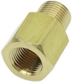 1 Piece 1/8" NPT Male To 1/8" BSPP Female Adapter Brass Pipe Fitting Connector