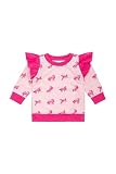 monica + andy Double Ruffle Sweatshirt, Size 12, Pink Unicorns, 100% Organic Kids Clothes for Girls and Boys...