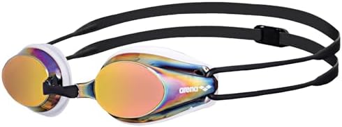 arena Tracks Mirror Unisex Adult Race Swimming Goggles