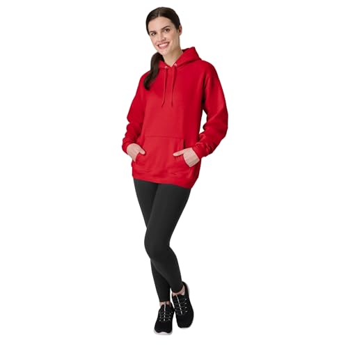 Image of Hanes Men's Hoodie - EcoSmart Fleece Hooded Sweatshirt for Men & Women - Midweight Fleece - Big & Tall Available