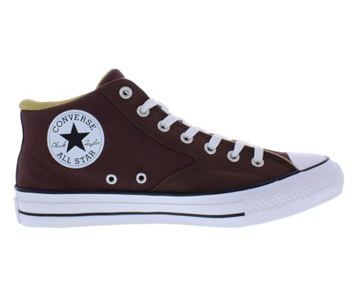 Image of Converse Unisex Chuck Taylor All Star Malden Street Mid High Canvas Sneaker - Lace up Closure Style - Dark Brown 12.5