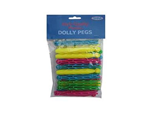 Plastic Dolly Pegs x 24 6316