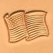 Tandy Leather Craftool 3D USA Flag Stamp 88354-00
