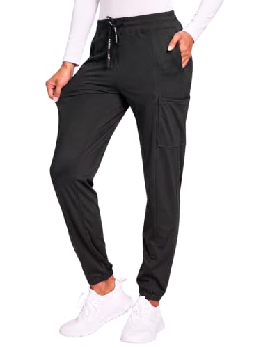Nautica Yoga-Soft Scrub Pants for Women - Jogger, 4-Way Stretch, Zip Pocket