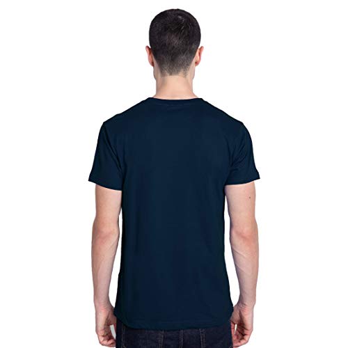 Image of Bewakoof Men's Feel Most Alive Printed 100% Cotton T-Shirt - Regular Fit, Round Neck, Half Sleeves