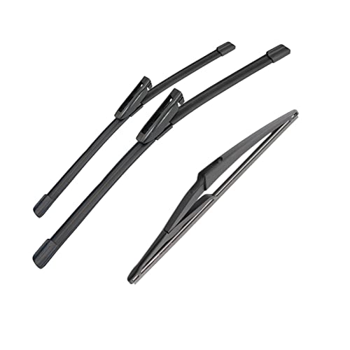 Essuie-glace Citroën C3 MK2 avant et arrière - Kit complet de balais 26 16 12