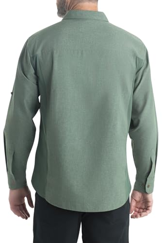 Legendary Whitetails Men's Quick Dry Moisture Wicking UPF 50+ Uv Sun Protection Long Sleeve Fishing Shirt3