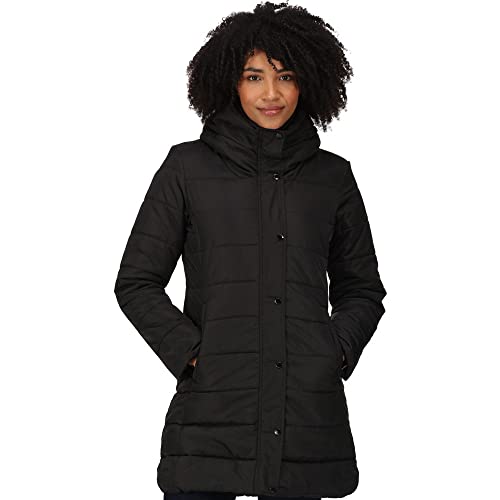 Regatta Women's Pamelina Baffled Quilted Jackets, Black, 8 UK