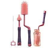 Flaschenreinigungsbürsten-Set – Silikonborsten-Milchschrubber