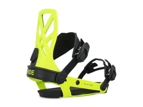 Ride A-4 Men's Snowboard Bindings, Lime, M: (6-10)