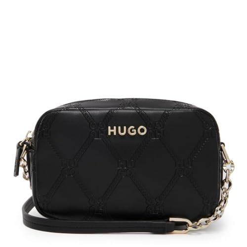 HUGO Women's Chris SM Crossb-DMR Crossbody, Black