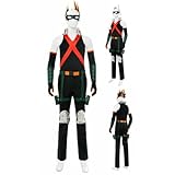 IKaewe Katsuki Cosplay Costume Katsuki Costume Outfit Fighting Suit with Wig