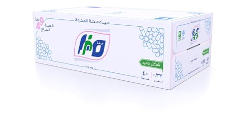 زجاجة مياه بلاستيكية من صفا مكة، 40 × 330 مل - عبوة من قطعة ...