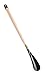 25" Long Shoe Horn - MADE IN THE USA - Flexible Spring - Solid Wood Handle - Hanger Cap - 25 Inch Length