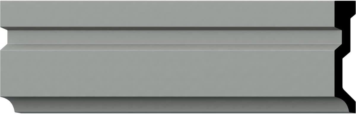 Ekena Millwork CAS04X00FE Felix Window & Door Casing, 4"H x 3/4"P x 94 1/2"L, Primed