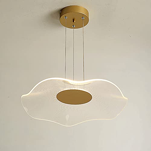 Lampe à suspension nénuphar acrylique LED table à manger moderne - 2