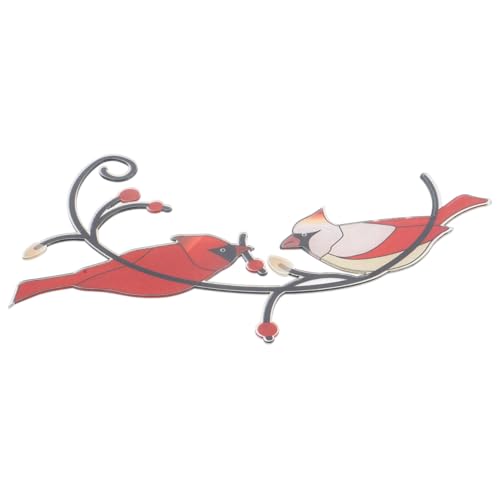 Décoration murale oiseau cardinal rouge pour embellir votre salon ou terrasse