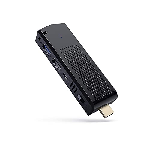 [Lightweight] Mini PC Stick with Windows 10 (Intel Atom x5-Z8350 & 4GB RAM/64GB ROM) - Portable Ultra Small Desktop Computer Stick Support 4K HD, Bluetooth 4.2 and 2.4G/5.0G Wi-Fi