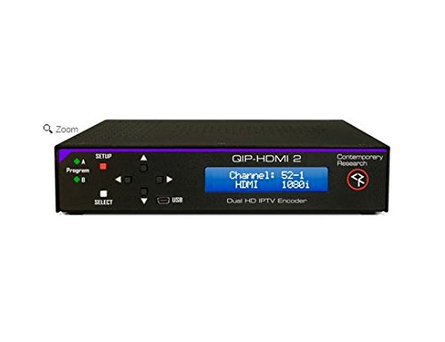 Contemporary Research QIP-HDMI 2 IPTV Encoder with H.264 - HDMI/Composite/Analog Stereo/SPDIF Inputs