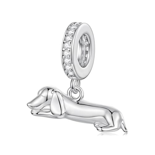 Image of MUNDELL Conch Bead Charm Dachshund Dala Horse Pendant Charm Bird Sun Charm for Original Charm Bracelet or Bangle